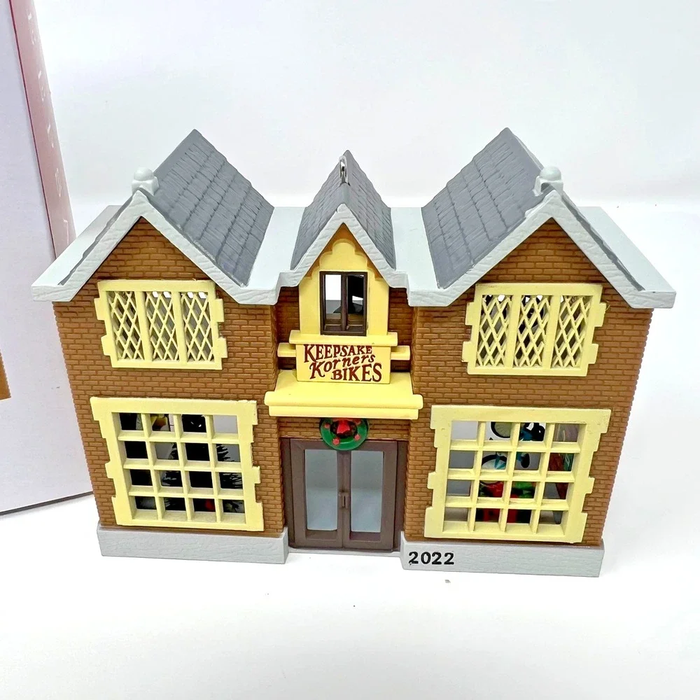 Keepsake Korners Bicycle Shop Ornament Nostalgic Houses & Shops 2022 Hallmark